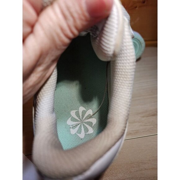 Nike Youth Size 5 Y Court Borough Low Recraft Shoes Sneaker White Mint Green - Picture 10 of 11